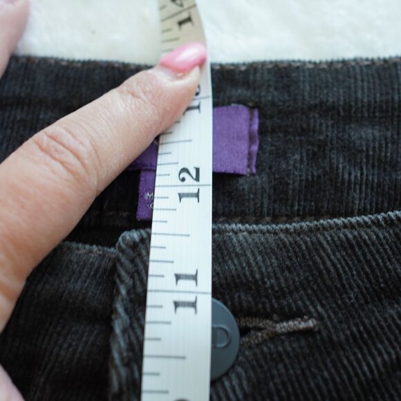 NYDJ Barbara Bootcut Corduroy Pants Black Size 16‎ - Picture 9 of 11